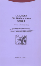 La aurora del pensamiento griego