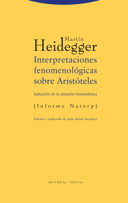 Interpretaciones fenomenológicas sobre Aristóteles