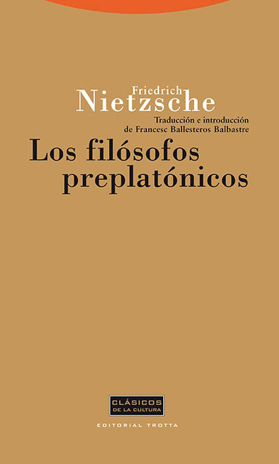 Los filósofos preplatónicos