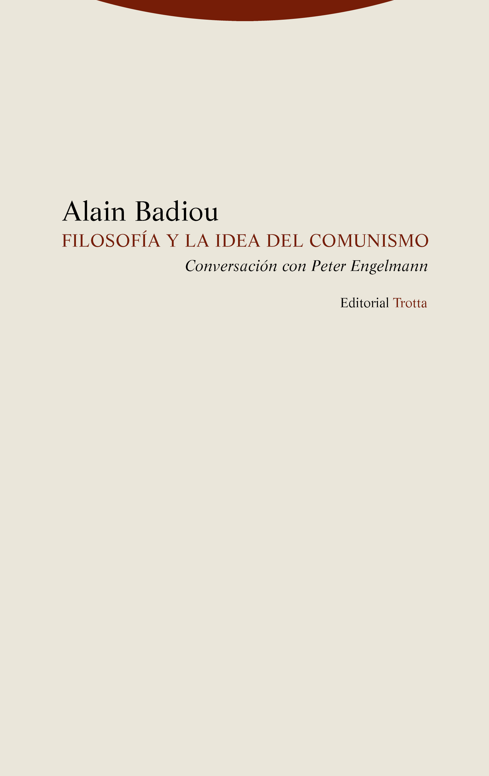 Filosofía y la idea del comunismo